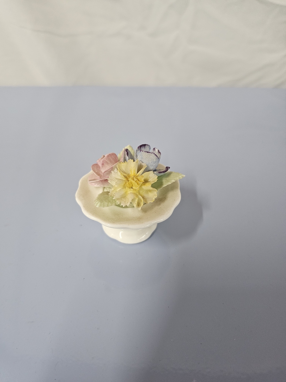Vintage Golden Crown 1886 E&R England Fine Bone China Miniature Flower Posy